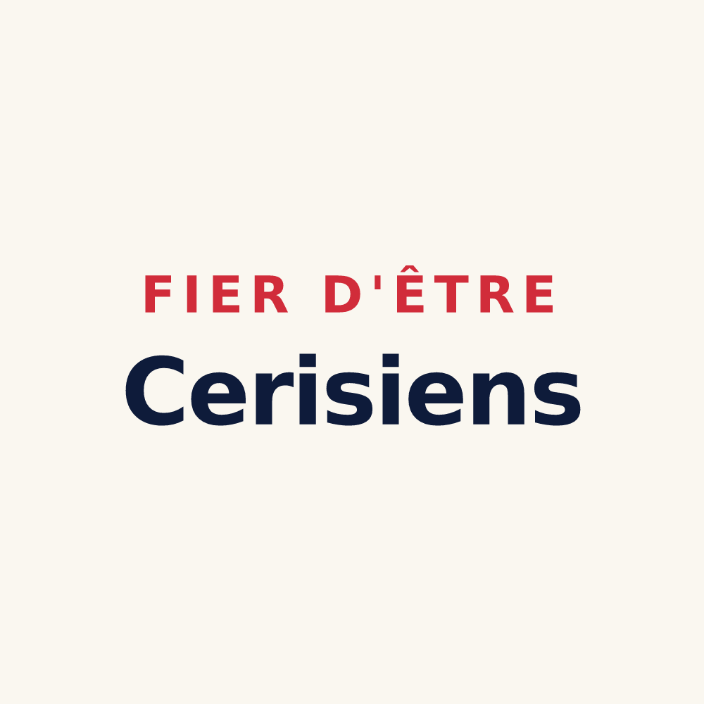 Tasse « Fier d'être Cerisiens » — design pour Cerisy-Buleux