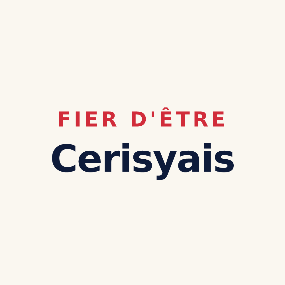Tasse « Fier d'être Cerisyais » — design pour Cerisy-la-Forêt