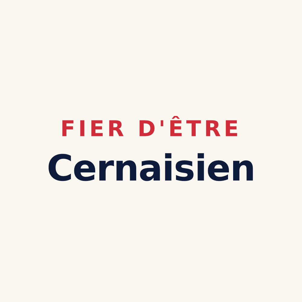 Tasse « Fier d'être Cernaisien » — design pour Cernay