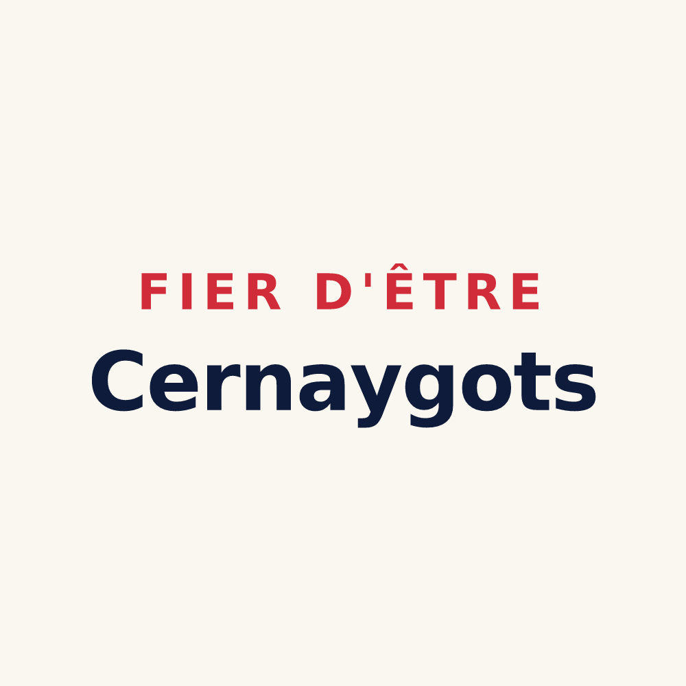 Tasse « Fier d'être Cernaygots » — design pour Cernay-en-Dormois