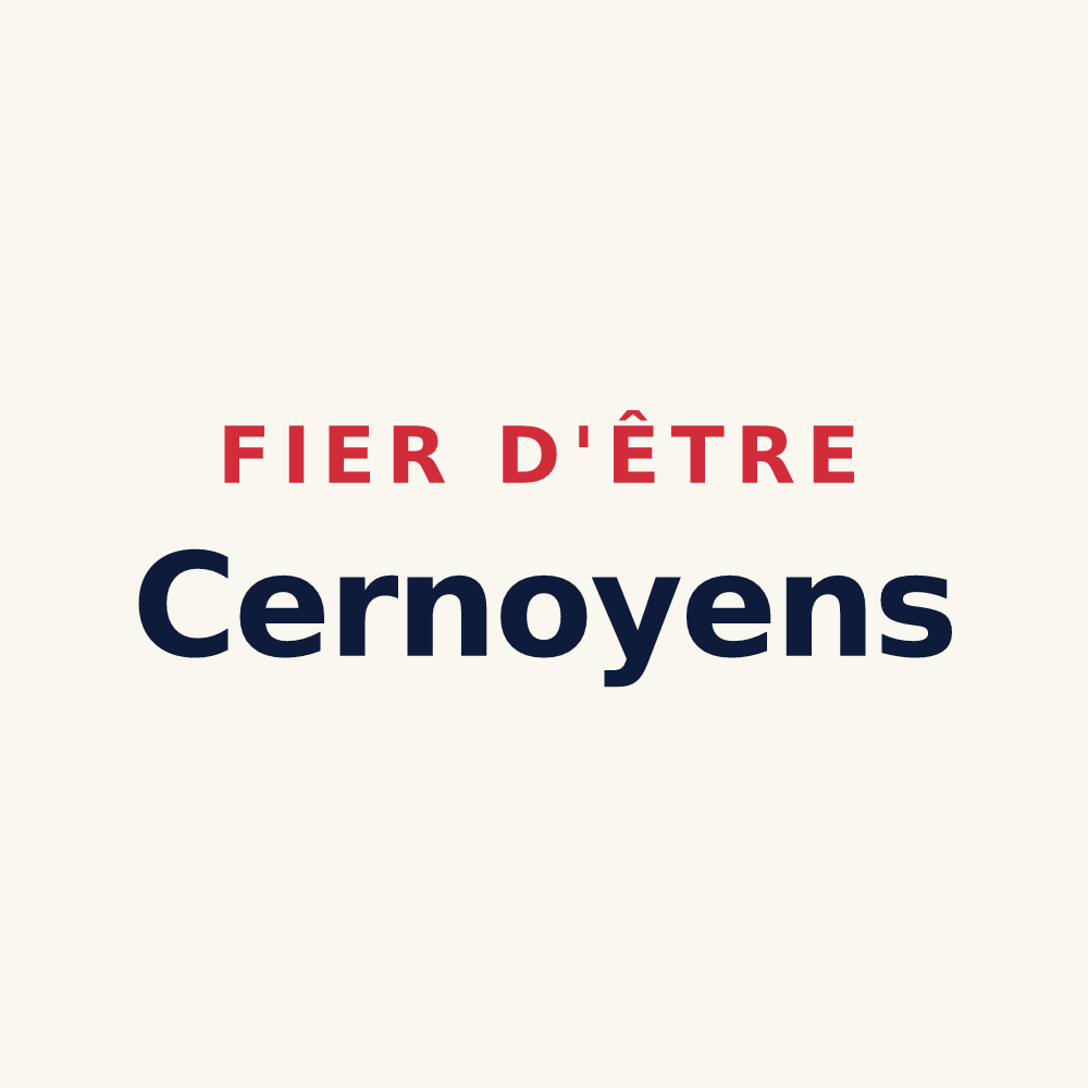Tasse « Fier d'être Cernoyens » — design pour Cernoy-en-Berry