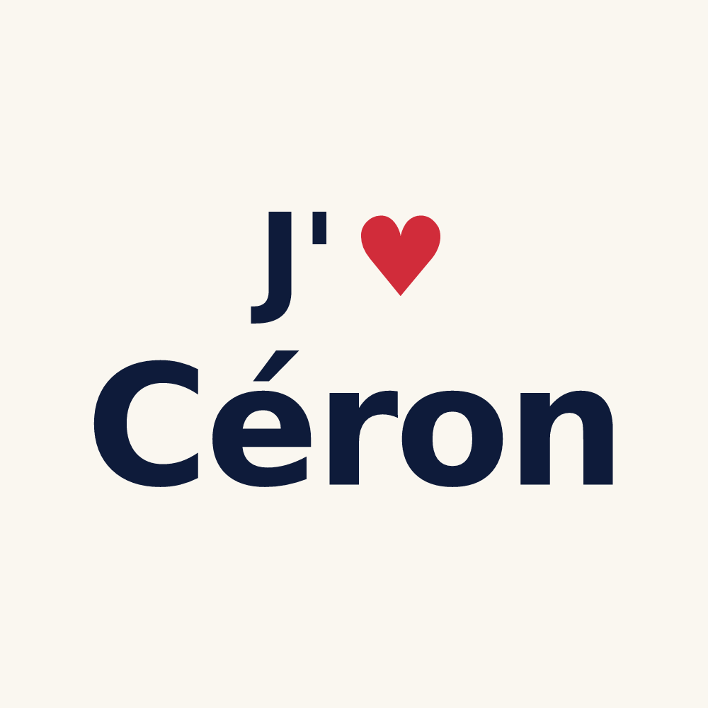 Tasse personnalisée Céron — design J'aime Céron