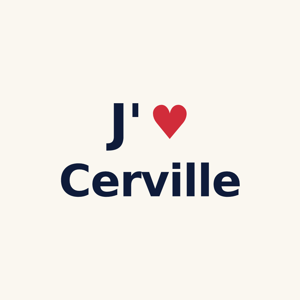 Tasse personnalisée Cerville — design J'aime Cerville