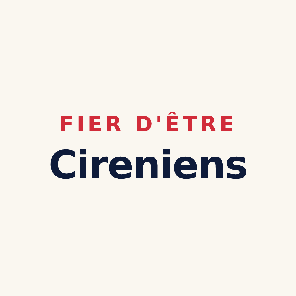 Tasse « Fier d'être Cireniens » — design pour Cesny-aux-Vignes