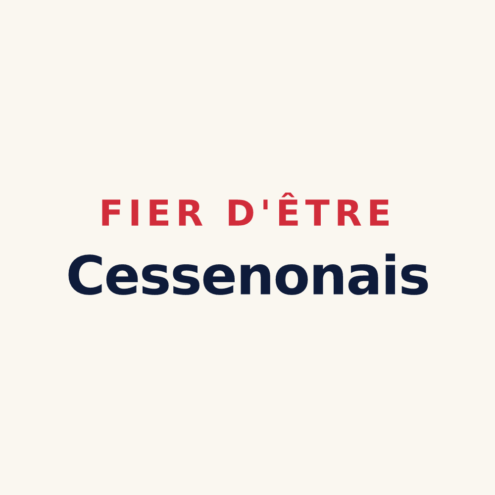 Tasse « Fier d'être Cessenonais » — design pour Cessenon-sur-Orb
