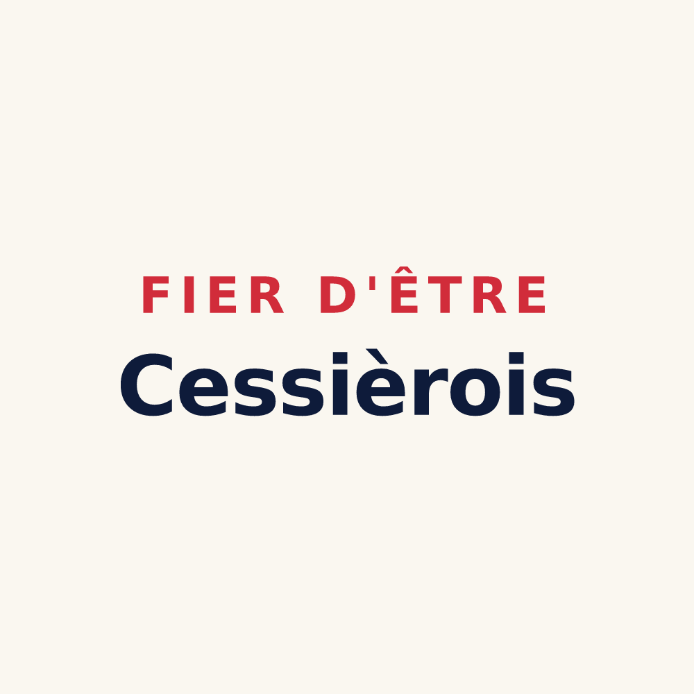 Tasse « Fier d'être Cessièrois » — design pour Cessières-Suzy