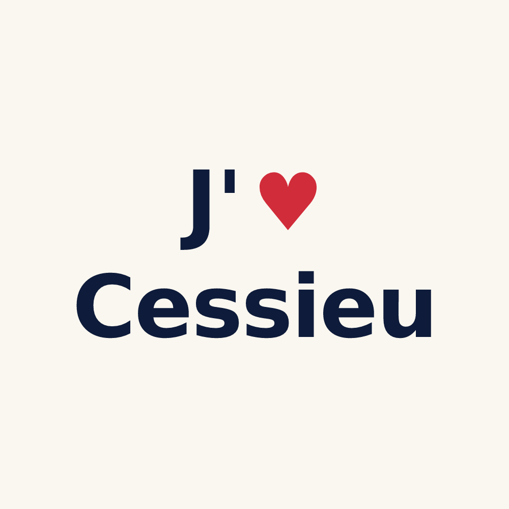 Tasse personnalisée Cessieu — design J'aime Cessieu