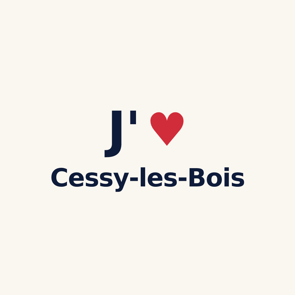 Tasse personnalisée Cessy-les-Bois — design J'aime Cessy-les-Bois