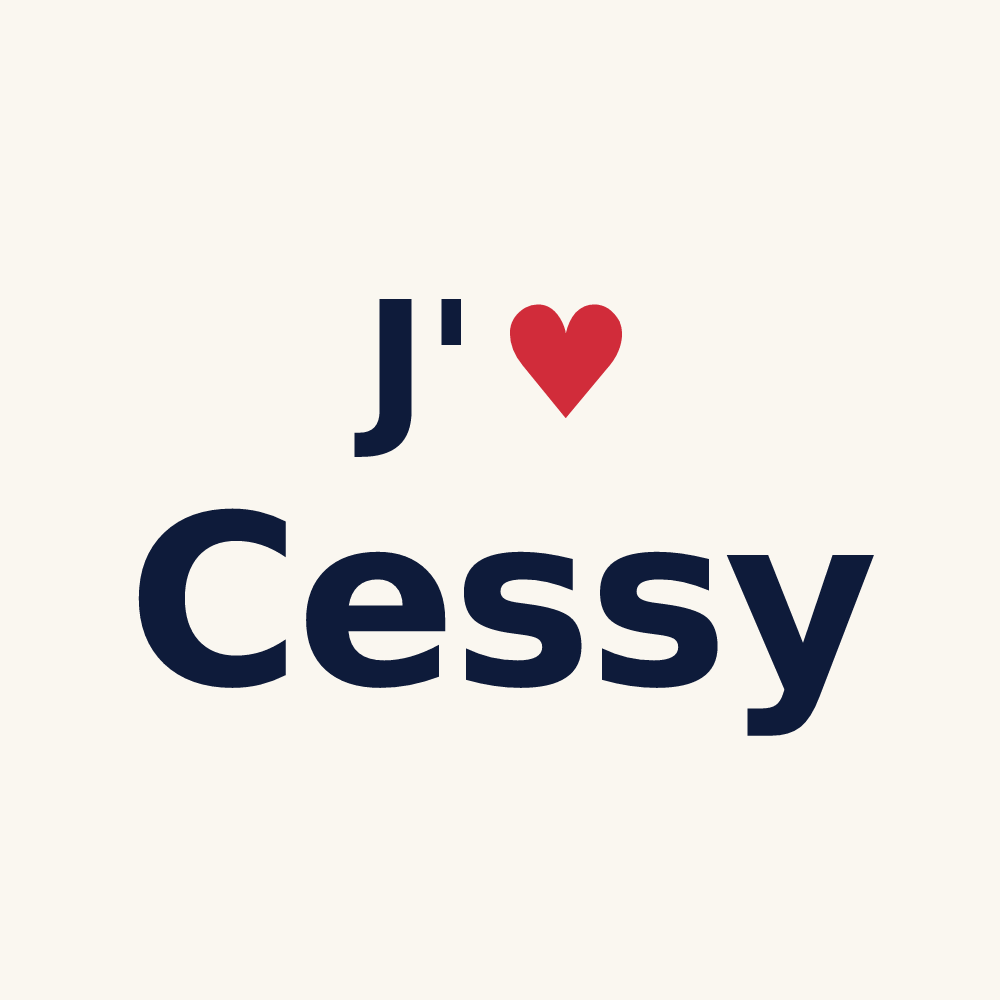 Tasse personnalisée Cessy — design J'aime Cessy