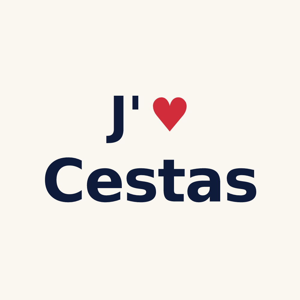 Tasse personnalisée Cestas — design J'aime Cestas
