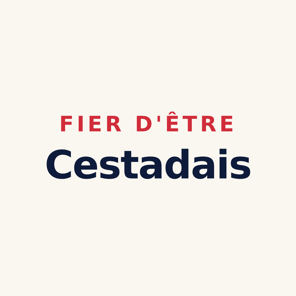Tasse « Fier d'être Cestadais » — design pour Cestas