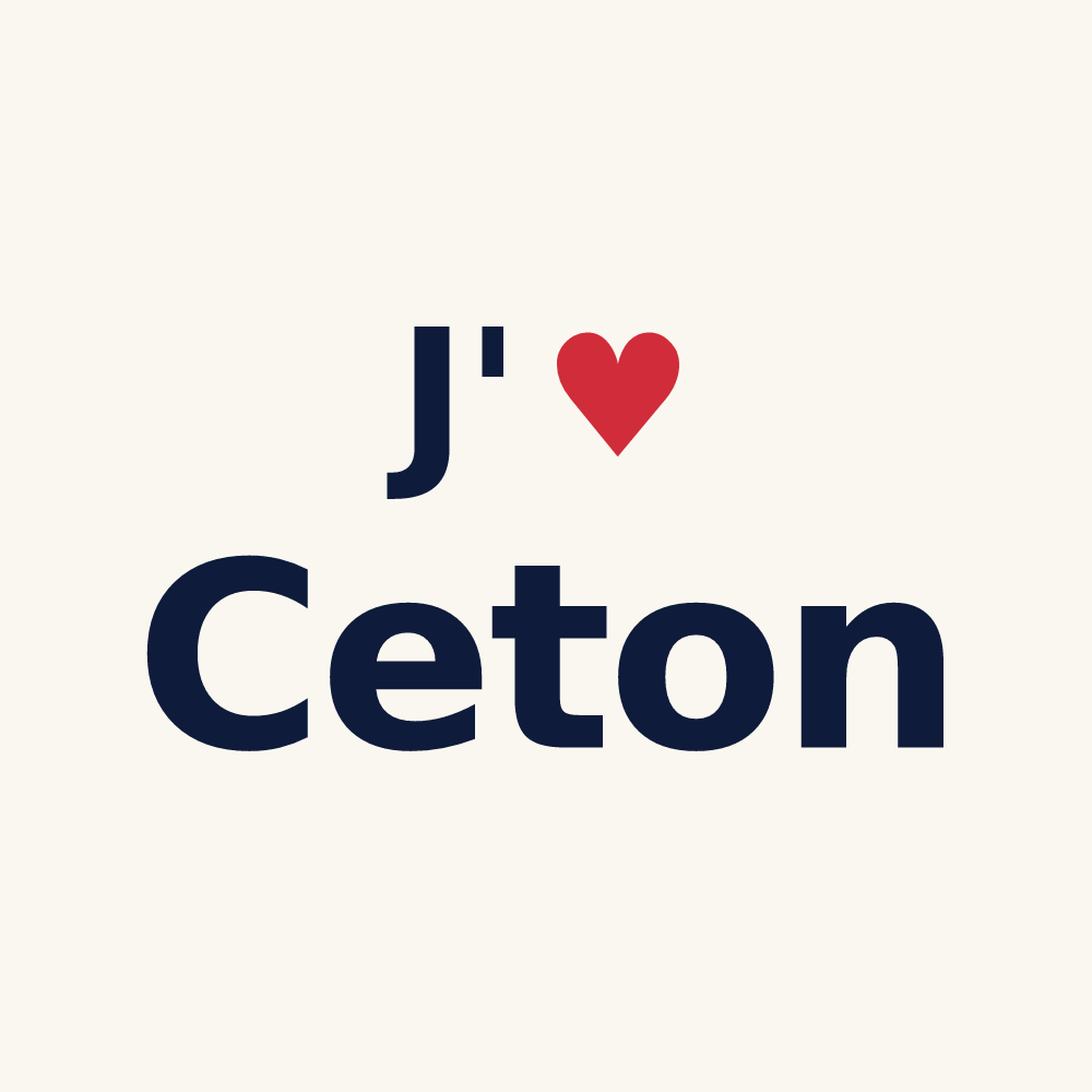 Tasse personnalisée Ceton — design J'aime Ceton