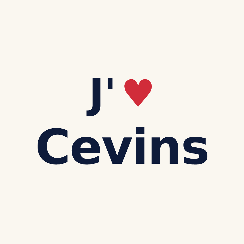 Tasse personnalisée Cevins — design J'aime Cevins