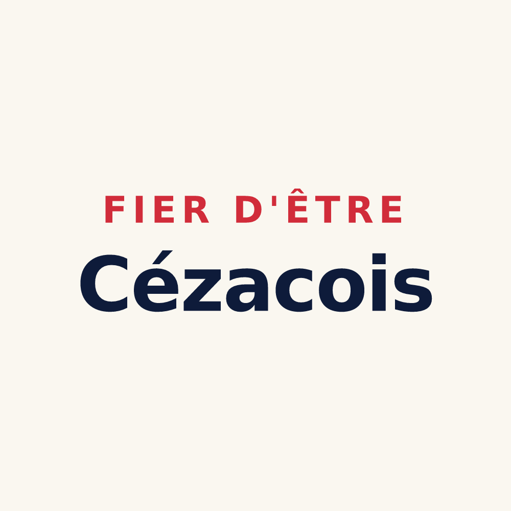 Tasse « Fier d'être Cézacois » — design pour Cézac