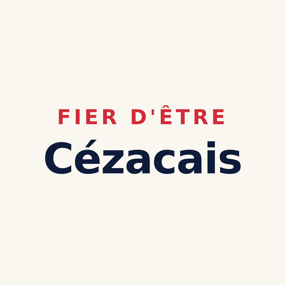 Tasse « Fier d'être Cézacais » — design pour Cézac