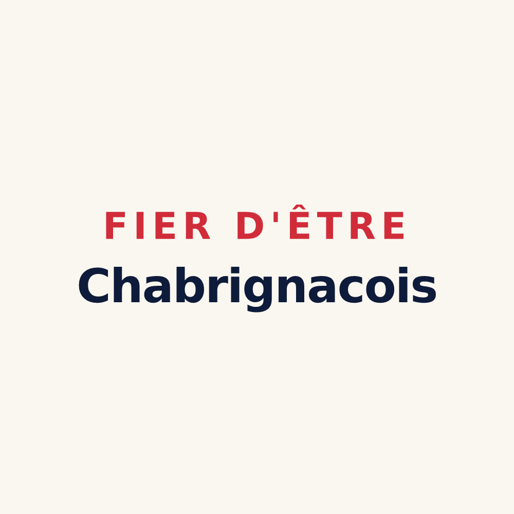 Tasse « Fier d'être Chabrignacois » — design pour Chabrignac