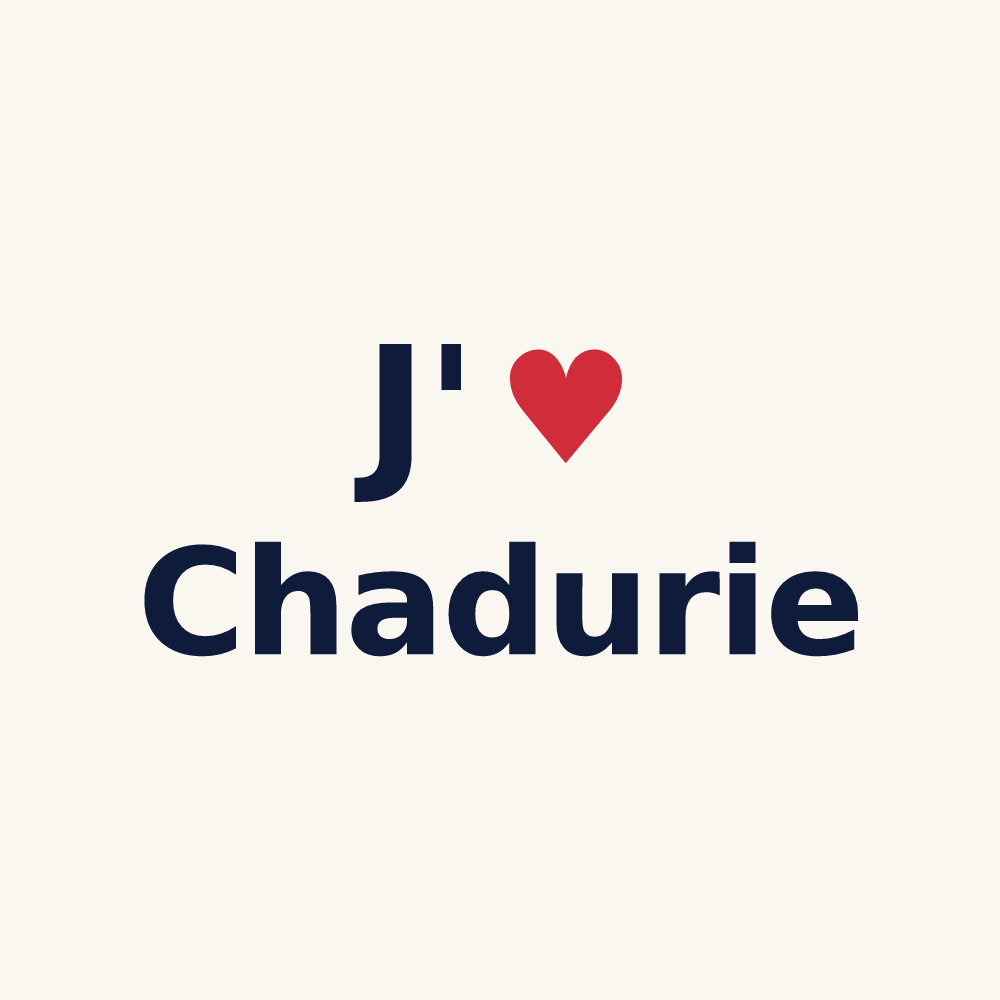 Tasse personnalisée Chadurie — design J'aime Chadurie