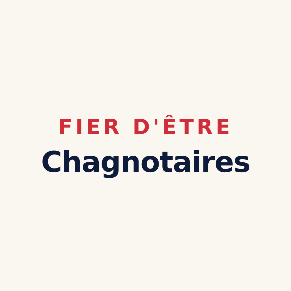 Tasse « Fier d'être Chagnotaires » — design pour Chagnon