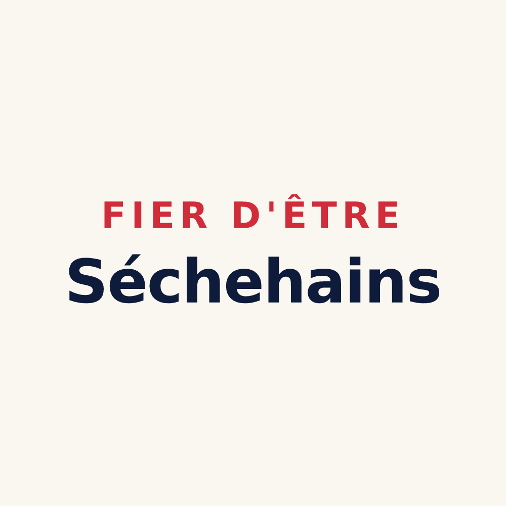 Tasse « Fier d'être Séchehains » — design pour Chahains