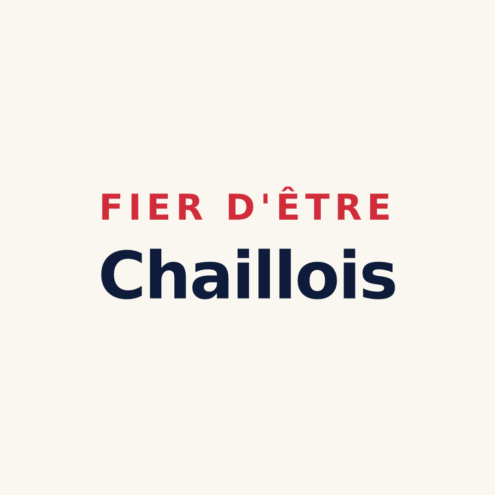 Tasse « Fier d'être Chaillois » — design pour Chailles