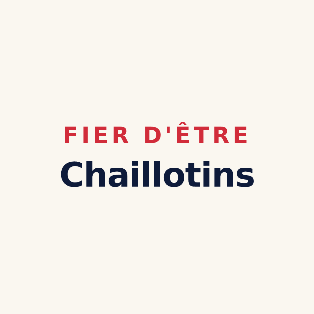 Tasse « Fier d'être Chaillotins » — design pour Chailly-en-Bière