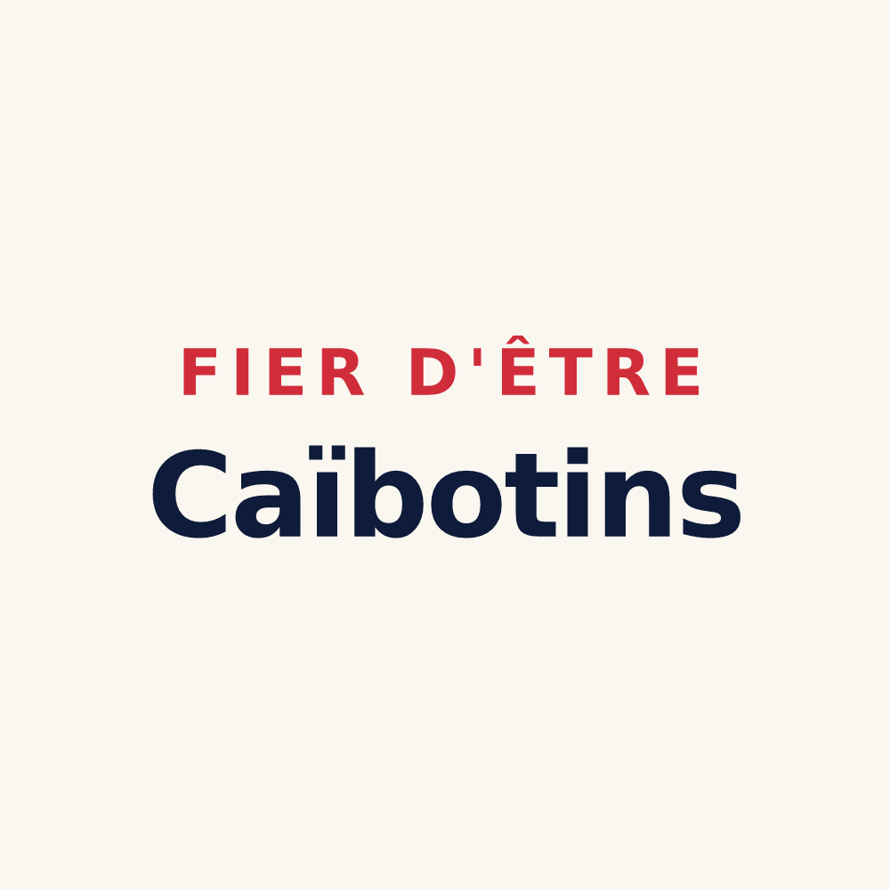 Tasse « Fier d'être Caïbotins » — design pour Chailly-en-Brie