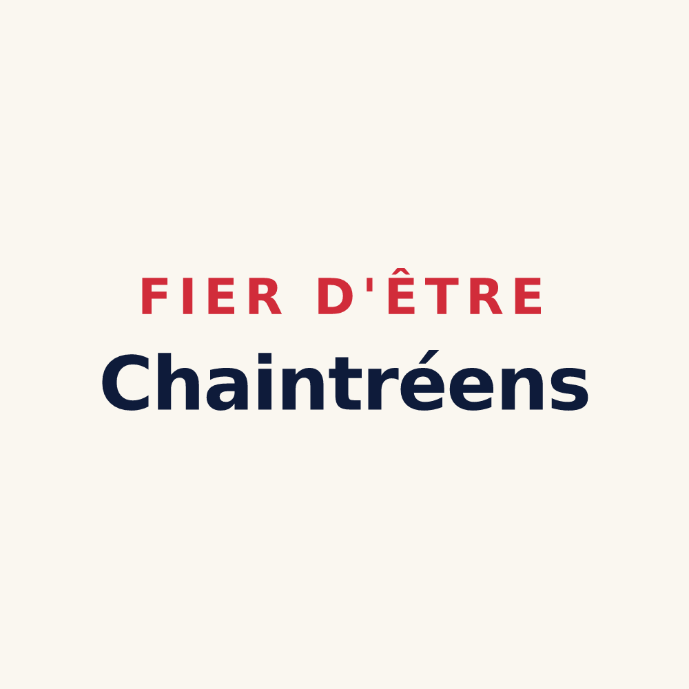 Tasse « Fier d'être Chaintréens » — design pour Chaintré