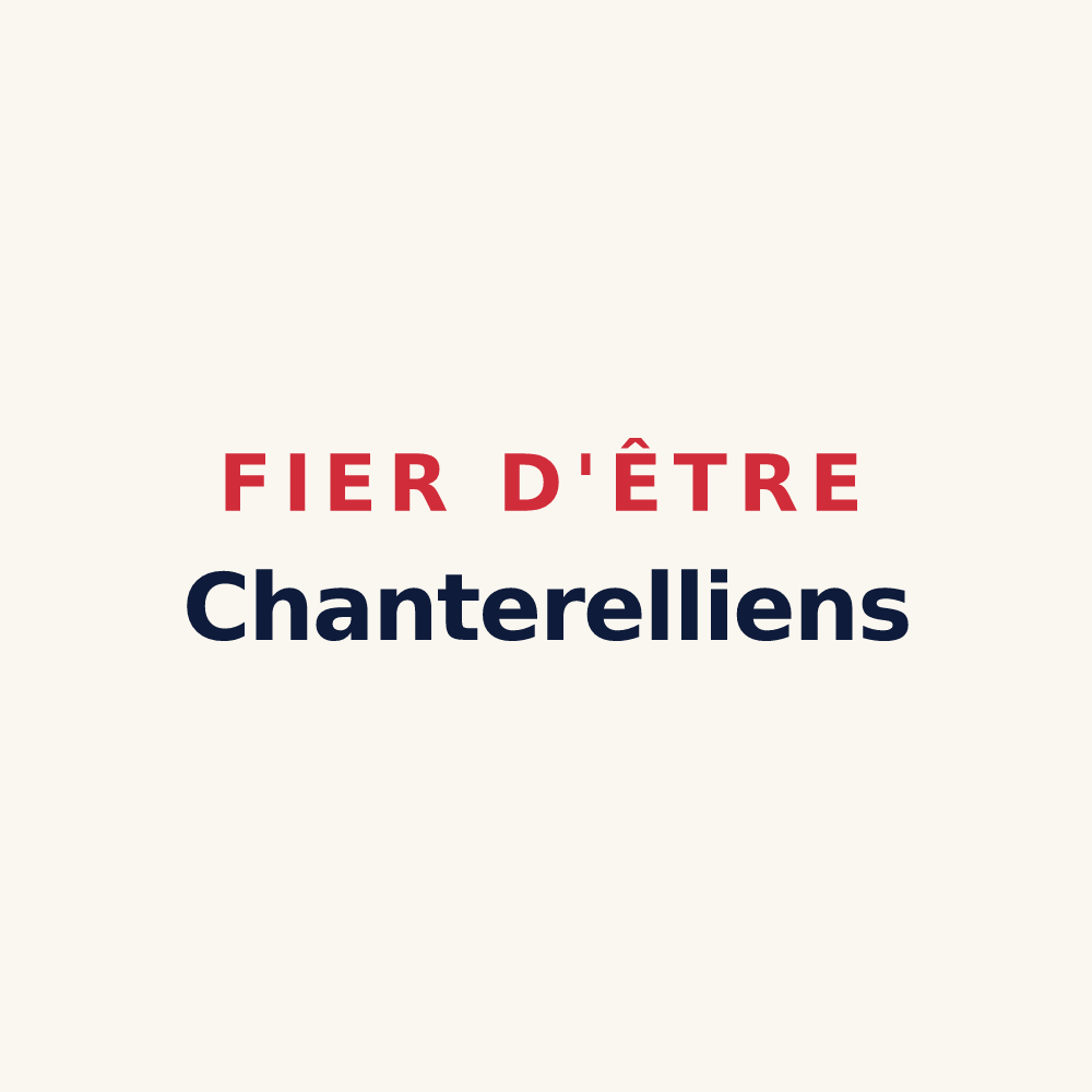 Tasse « Fier d'être Chanterelliens » — design pour Chaintreaux