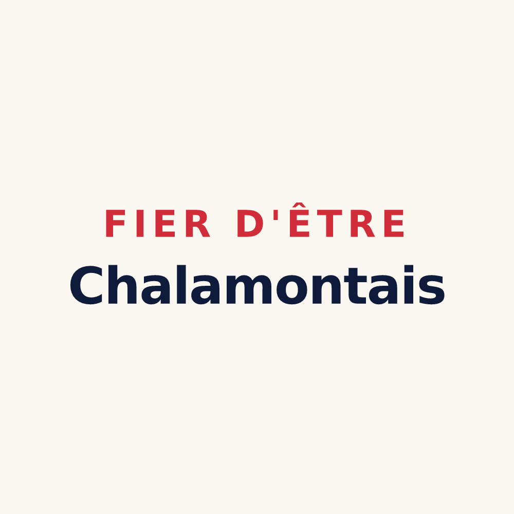 Tasse « Fier d'être Chalamontais » — design pour Chalamont