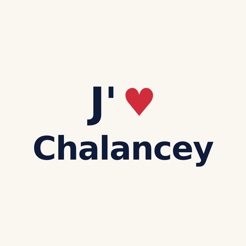 Tasse personnalisée Chalancey — design J'aime Chalancey