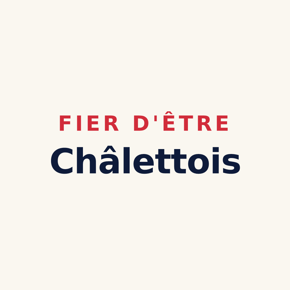 Tasse « Fier d'être Châlettois » — design pour Châlette-sur-Loing