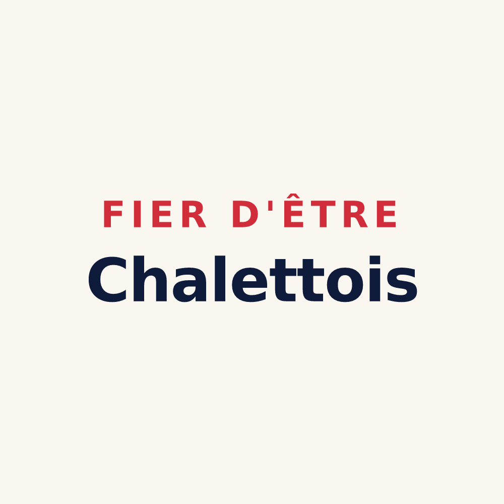 Tasse « Fier d'être Chalettois » — design pour Chalette-sur-Voire