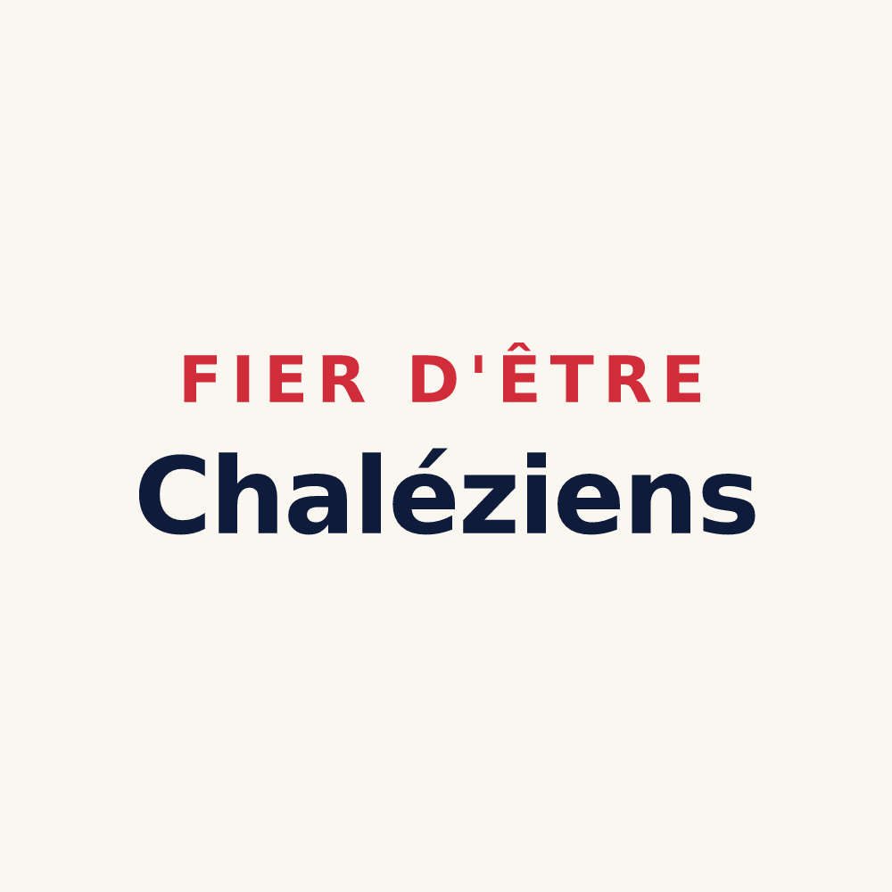 Tasse « Fier d'être Chaléziens » — design pour Chalèze
