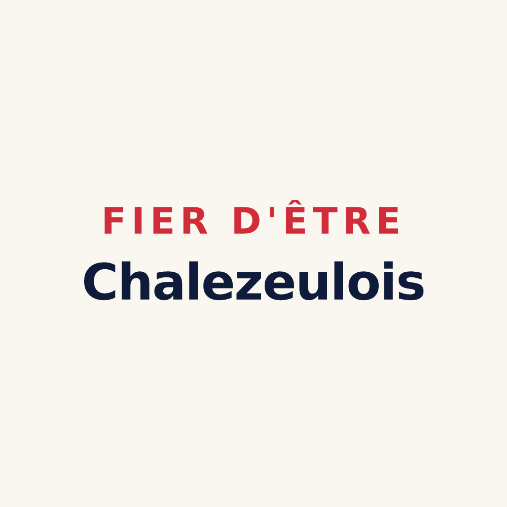 Tasse « Fier d'être Chalezeulois » — design pour Chalezeule