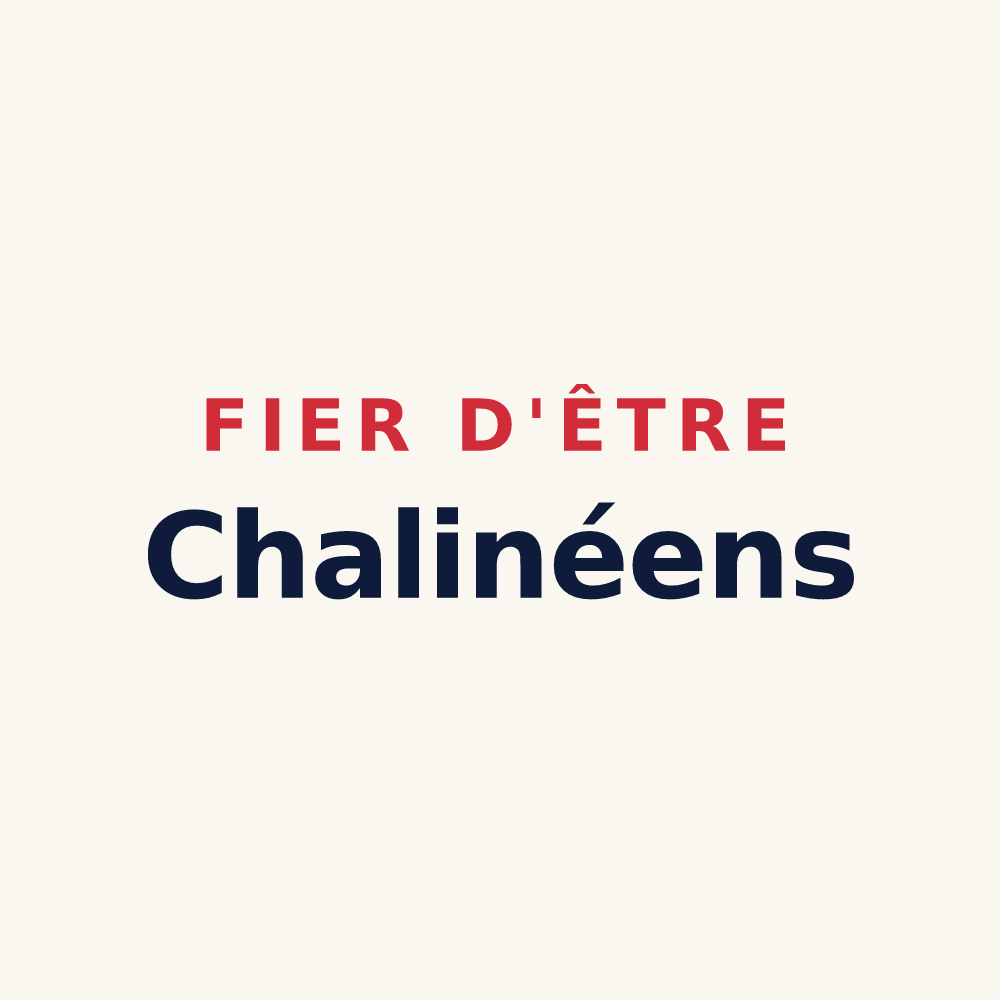 Tasse « Fier d'être Chalinéens » — design pour Chaligny