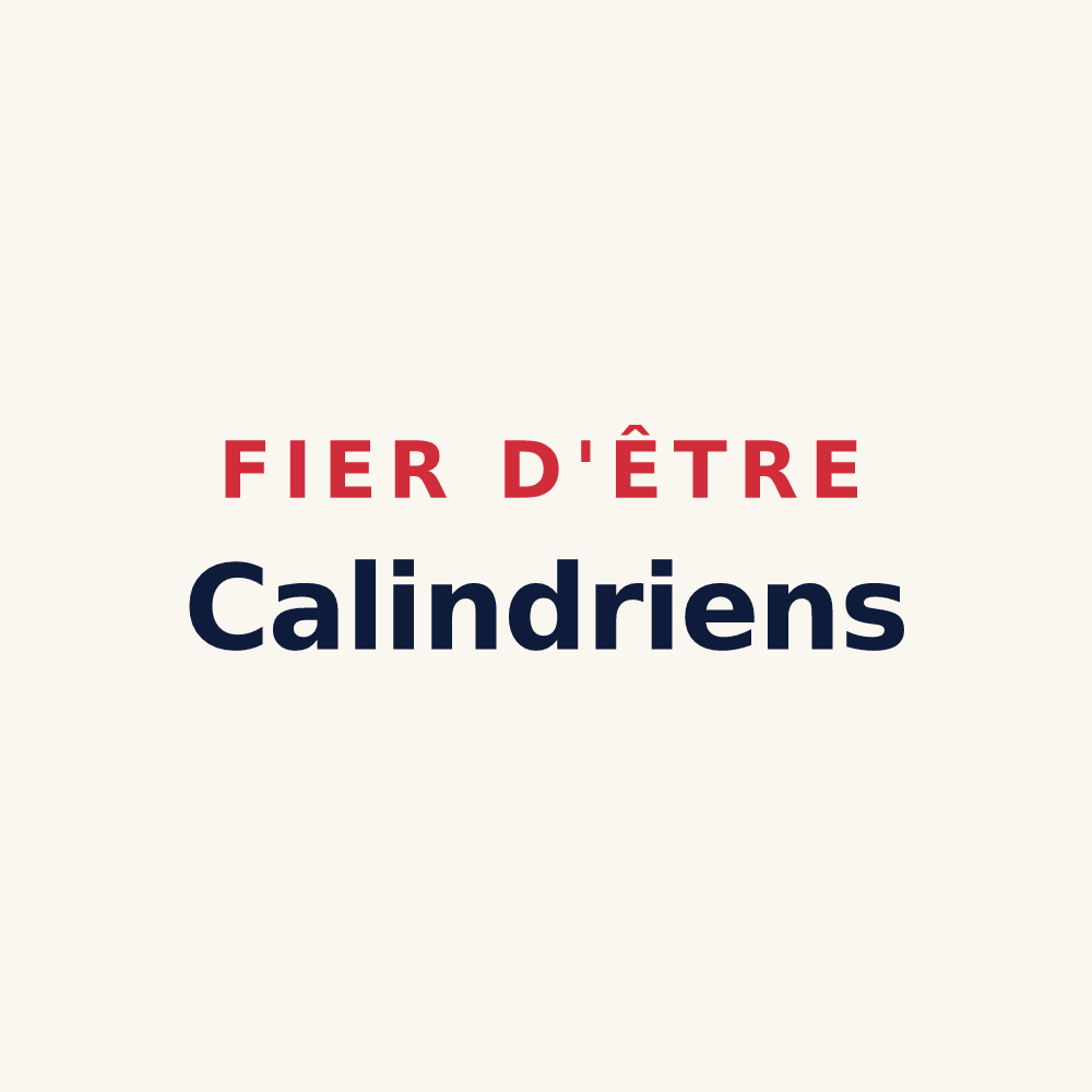 Tasse « Fier d'être Calindriens » — design pour Chalindrey