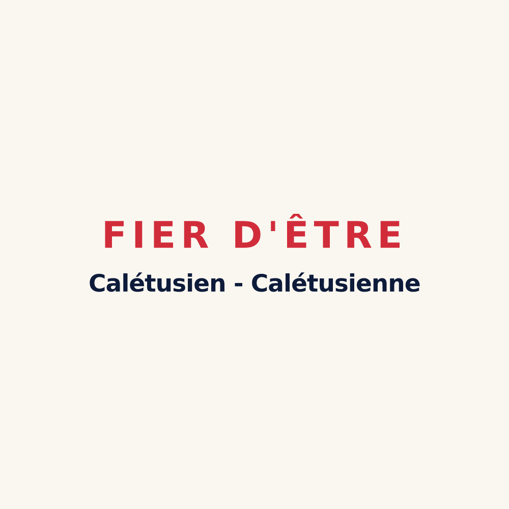 Tasse « Fier d'être Calétusien - Calétusienne » — design pour Challet