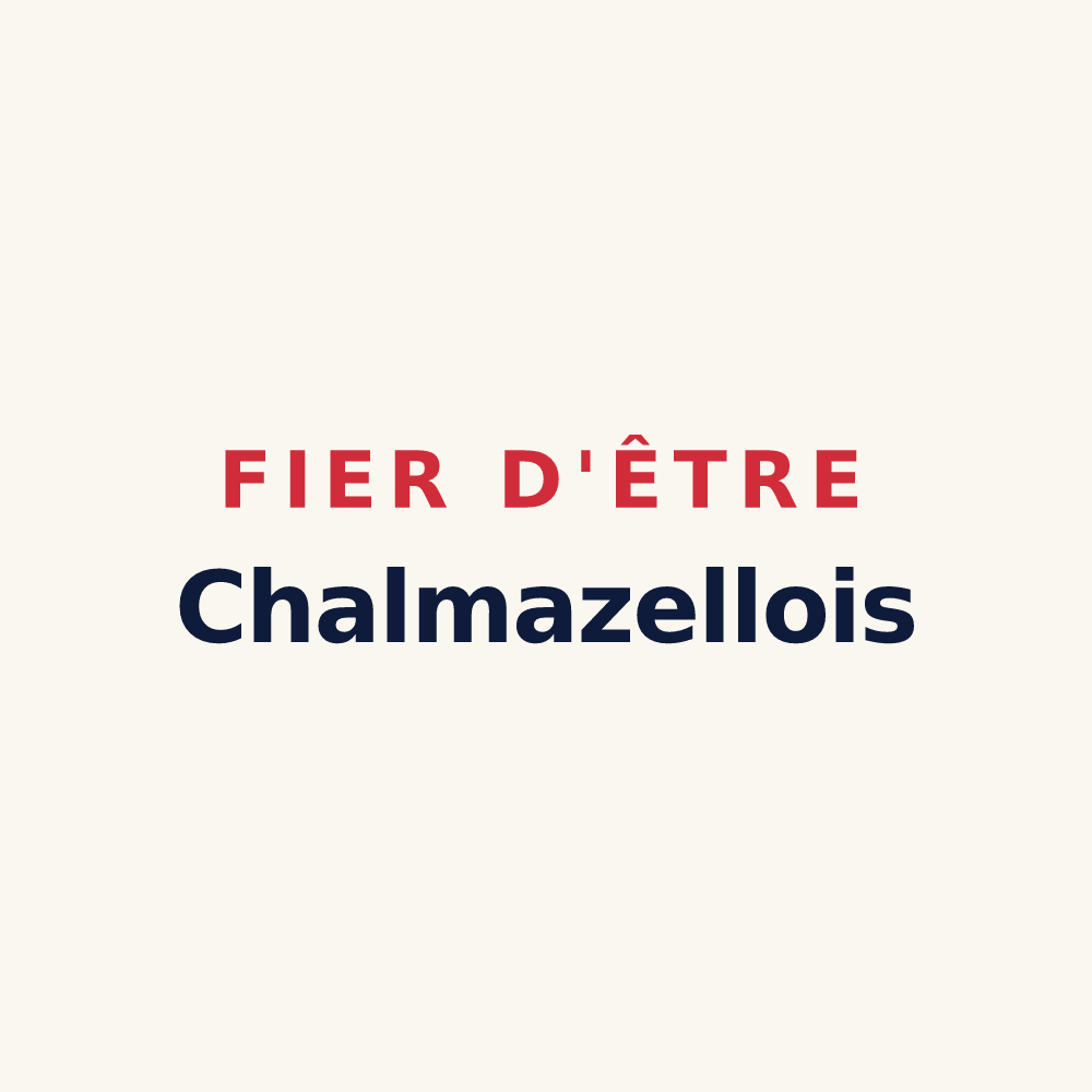 Tasse « Fier d'être Chalmazellois » — design pour Chalmazel-Jeansagnière