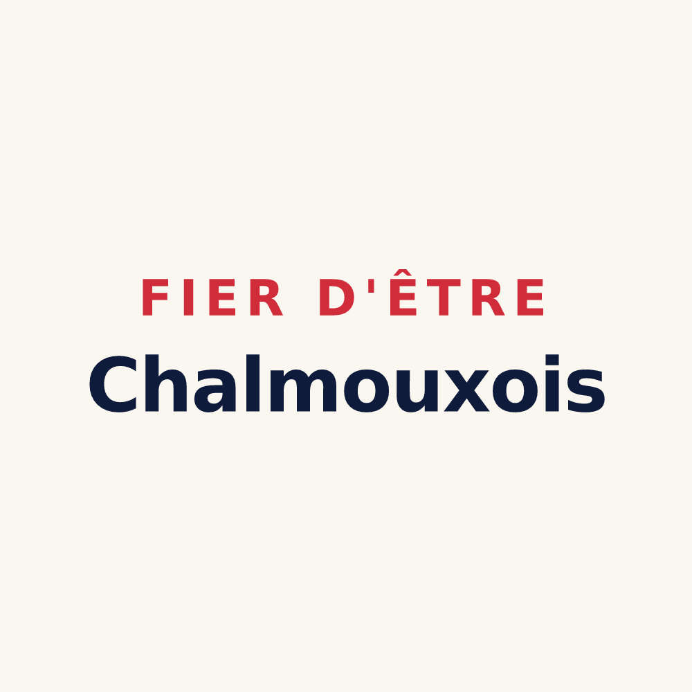 Tasse « Fier d'être Chalmouxois » — design pour Chalmoux