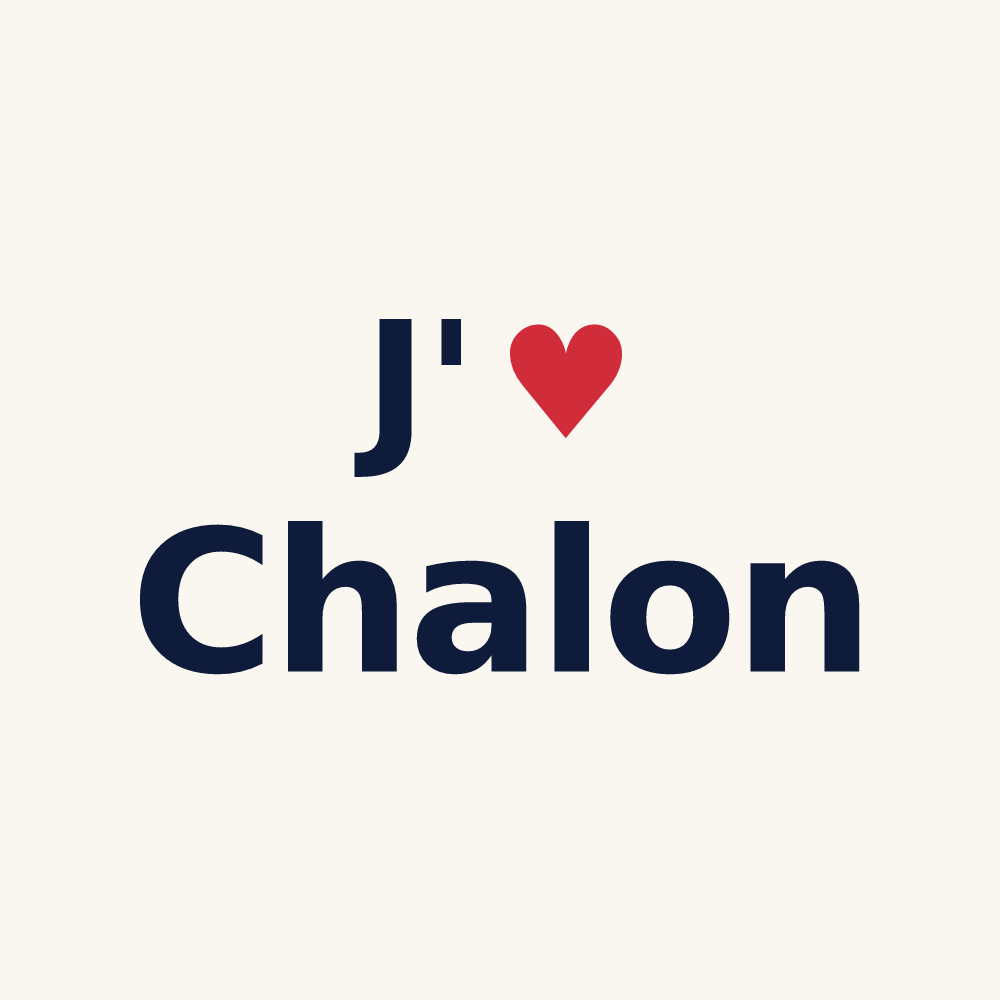 Tasse personnalisée Chalon — design J'aime Chalon