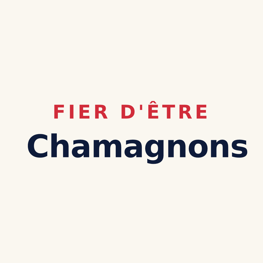 Tasse « Fier d'être Chamagnons » — design pour Chamagne