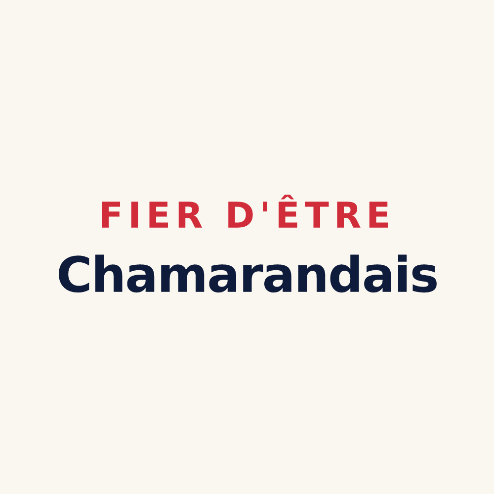 Tasse « Fier d'être Chamarandais » — design pour Chamarandes-Choignes