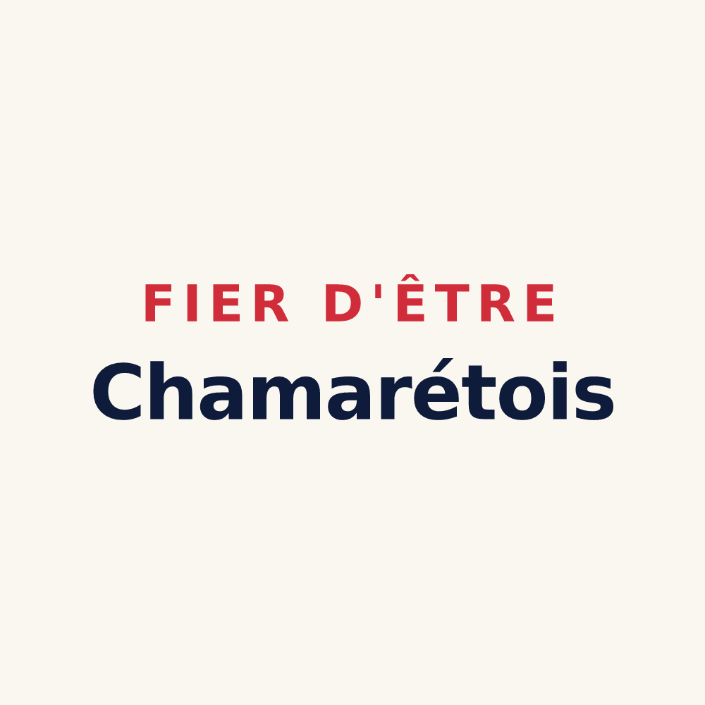 Tasse « Fier d'être Chamarétois » — design pour Chamaret