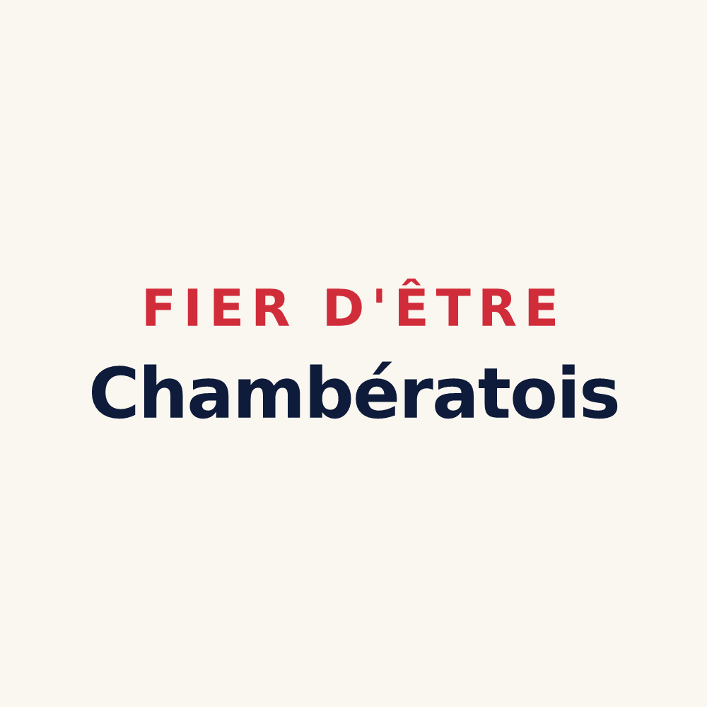 Tasse « Fier d'être Chambératois » — design pour Chambérat