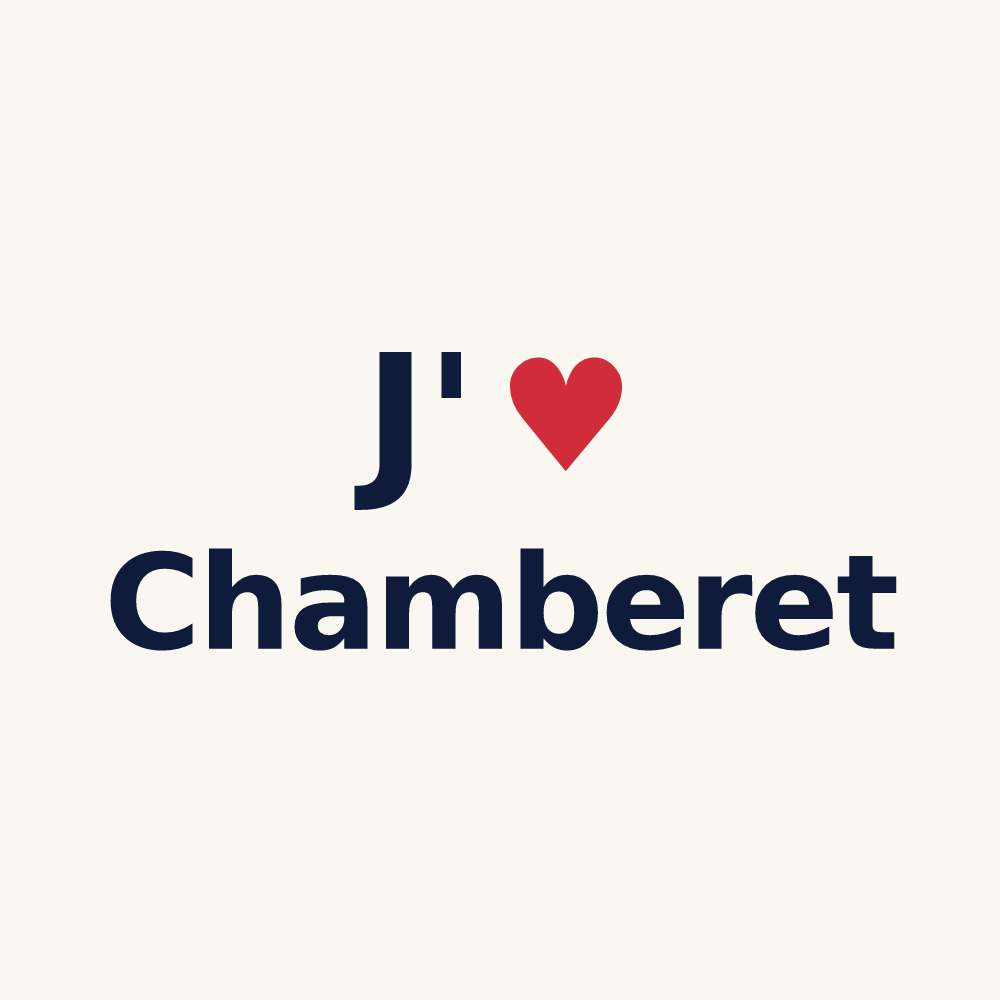 Tasse personnalisée Chamberet — design J'aime Chamberet