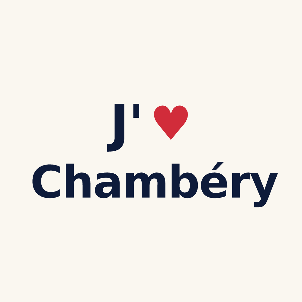 Tasse personnalisée Chambéry — design J'aime Chambéry