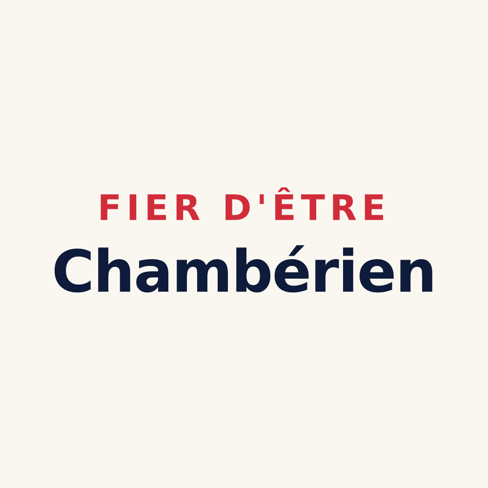 Tasse « Fier d'être Chambérien » — design pour Chambéry