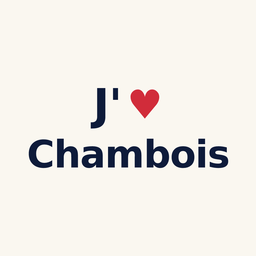 Tasse personnalisée Chambois — design J'aime Chambois