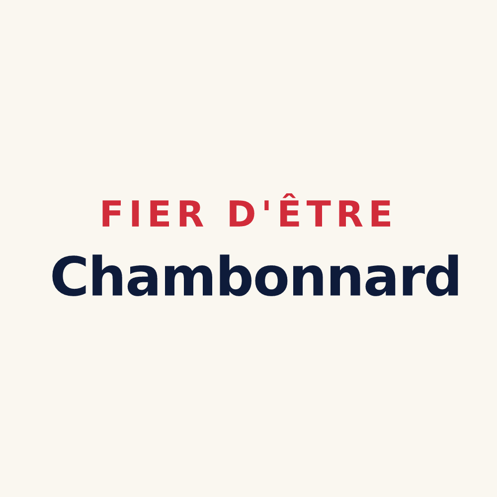 Tasse « Fier d'être Chambonnard » — design pour Chambon