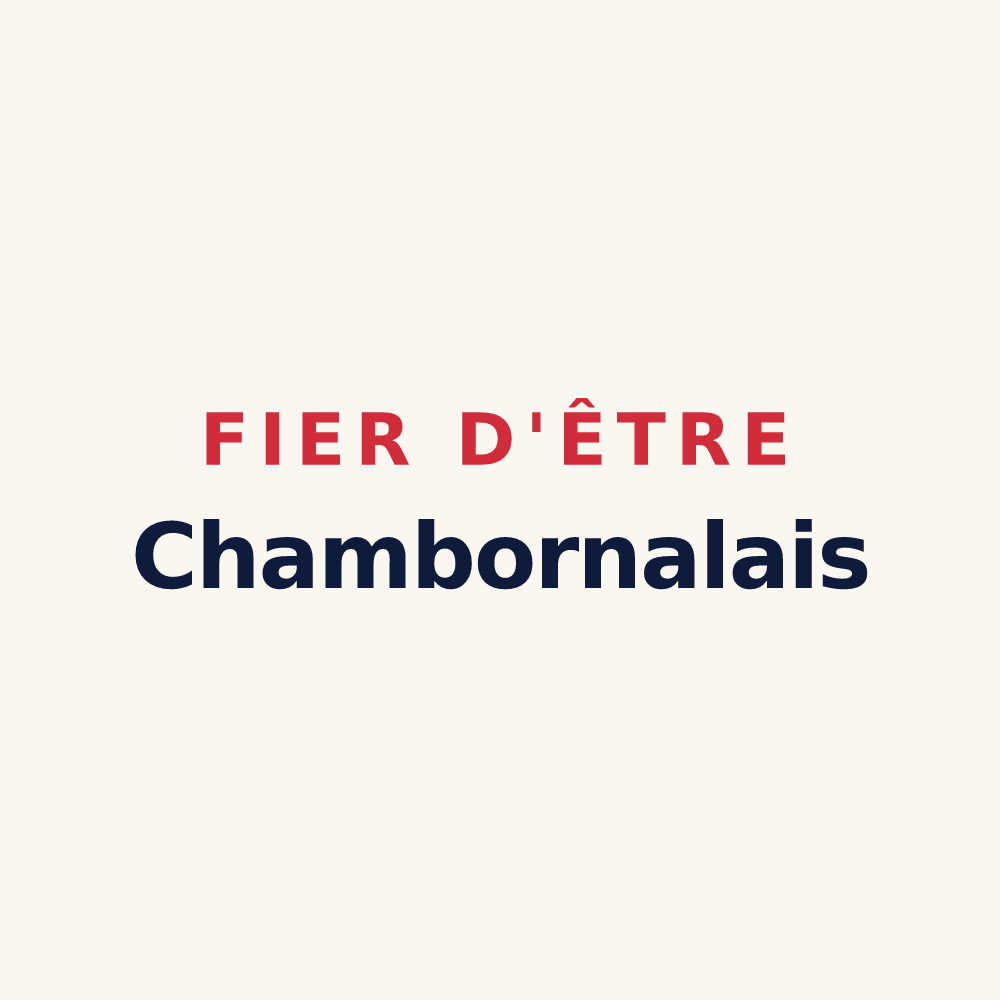 Tasse « Fier d'être Chambornalais » — design pour Chambornay-lès-Pin